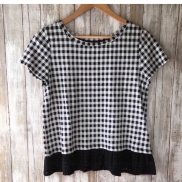 Talbots Gingham Blouse - Picture 1 of 4